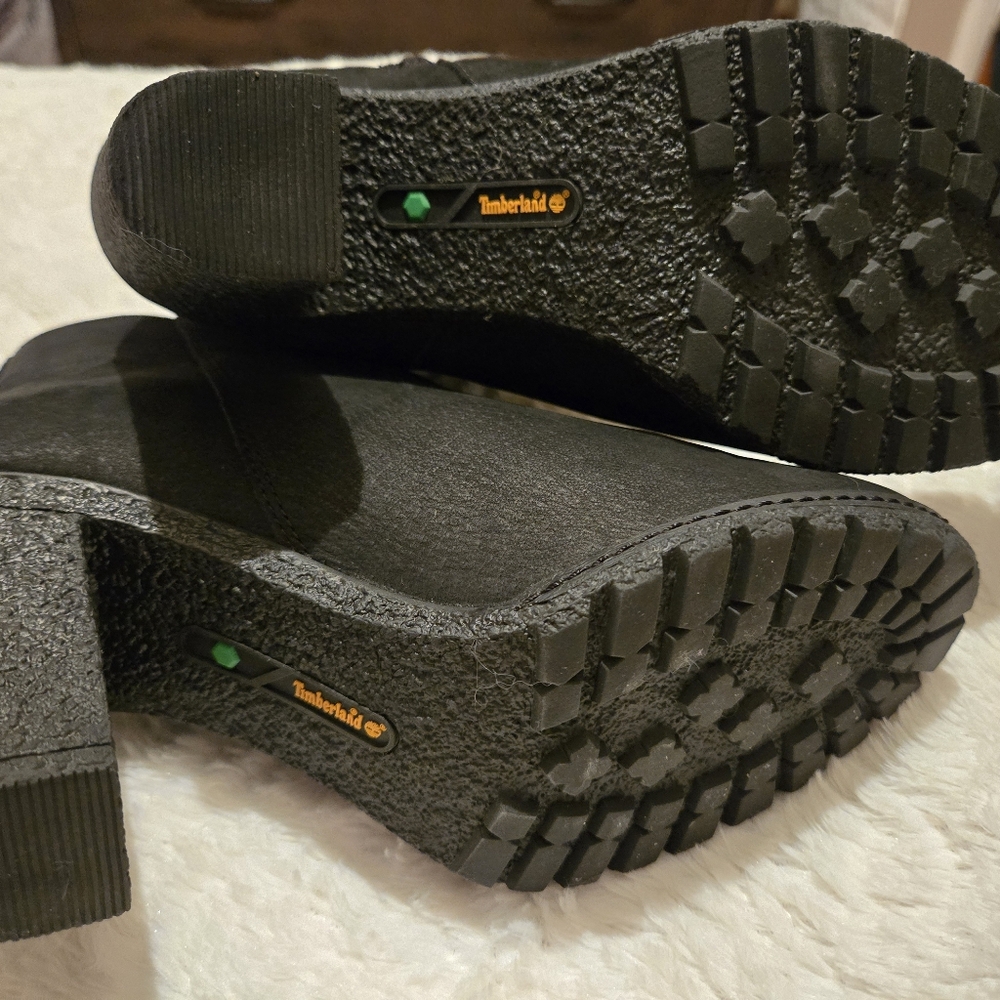 Timberland heeled suede feel shoes